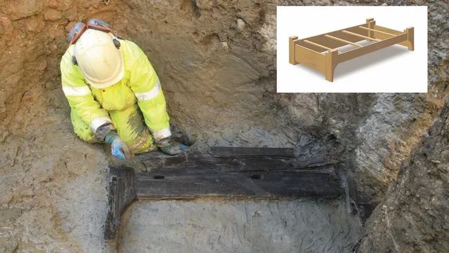 کشف تخت خاکسپاری 2000 ساله از دوره رومی در زیر شهر لندن