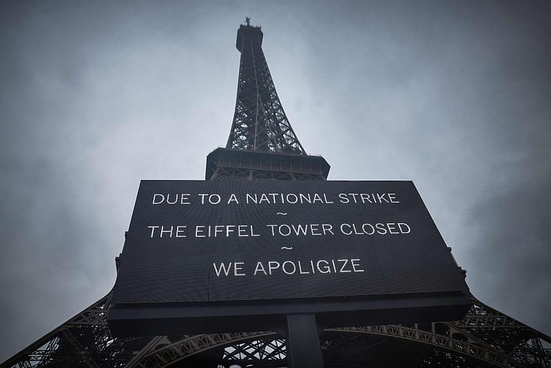 Eiffel Tower closed: Tourists being turned away amid strike