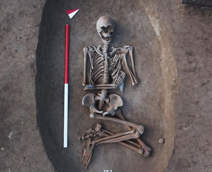 copper age necropolis unearthed in italy contains skeletal remains and still sharp weapons maybe from ancient warriors
