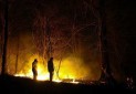 آتش سوزی در مراتع کلاردشت ادامه دارد