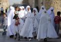 برگزاری گردهمایی زنان چادر سفید در ورزنه