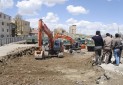 عملیات ساخت پاركینگ آقاجانی بیگ همدان با كشف شواهد تاریخی تعطیل شد