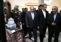 بازدید جهانگیری و سلطانی فر از نمایشگاه سوغات مشهد