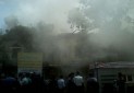 آتش سوزی در میدان تاریخی همدان