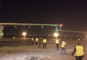 برخورد ماهان ایر و عمان ایر در فرودگاه امام
