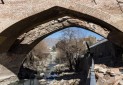 پل تاریخی «خاتون» رها شده در سرما