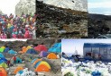 قله دماوند در قرق پسماند کوهنوردان