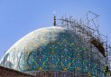پایان مرمت یک چهارم گنبد مسجد شیخ لطف الله