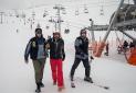 استقرار مامورین اسکی سوار پلیس پایتخت در پیست های اسکی
