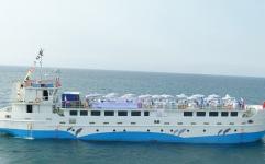 آغاز فعالیت کشتی جدید مسافربری در مسیر دریایی خارگ-گناوه
