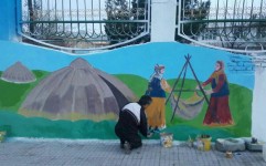 دیوار جاذبه های گردشگری در مشکین شهر