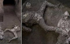 کشف یک مومیایی در «پمپئی»