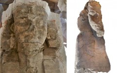 کشف دو مجسمه عظیم ابوالهول