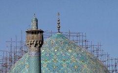 جنجال مرمت گنبد مسجد جامع اصفهان