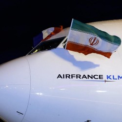 فرود پرواز ایرفرانس در تهران