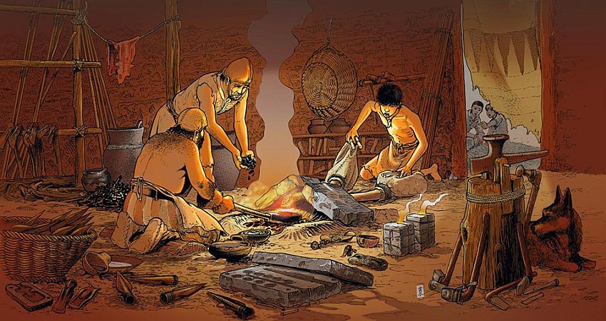 قدیمی ترین کورۀ فلزگری دنیا در طالمسی اصفهان