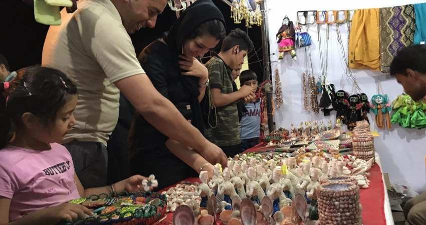 برپایی شب بازار صنایع دستی سربیشه در شب های رمضان