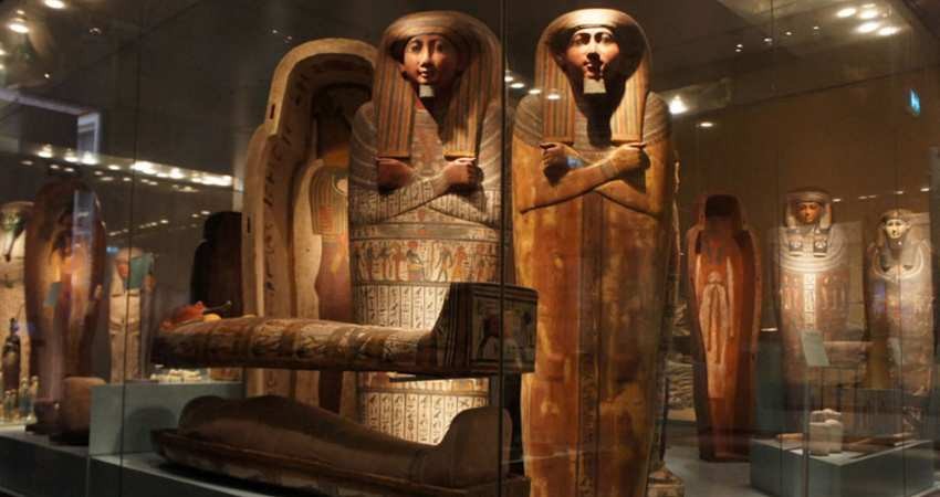 نمایشگاه کشف مرده ها در مصر برگزار شد